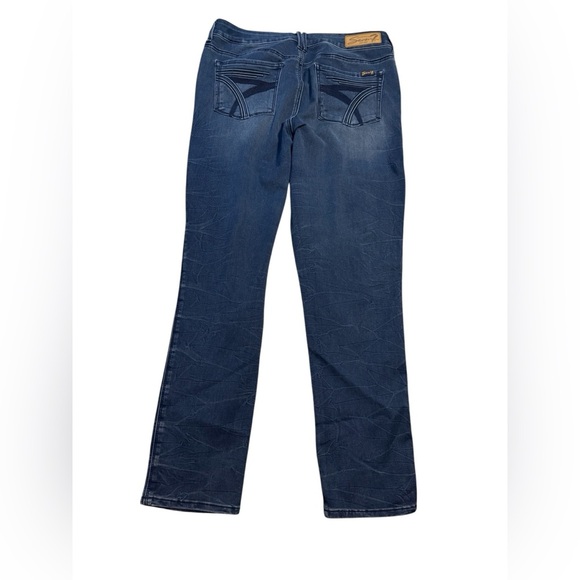 👖 Seven7 High Rise Dark Wash Skinny Jeans Women’s Size 12 👖 - Picture 5 of 6